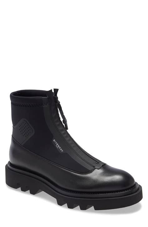 men givenchy boots|givenchy zip combat boot.